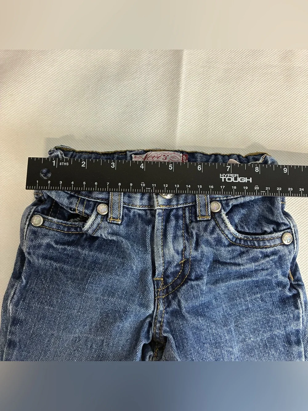 Y2K Levi’s Denim Jeans 12 Months Infant Classic Elastic Back Flaw